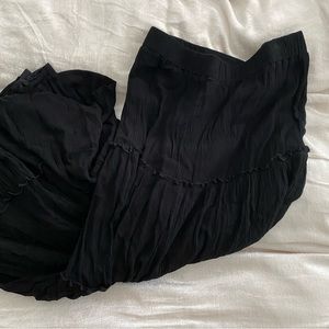 ❌SOLD❌ NWOT Princess Polly Black MIRIAH MAXI SKIRT BLACK Size 6